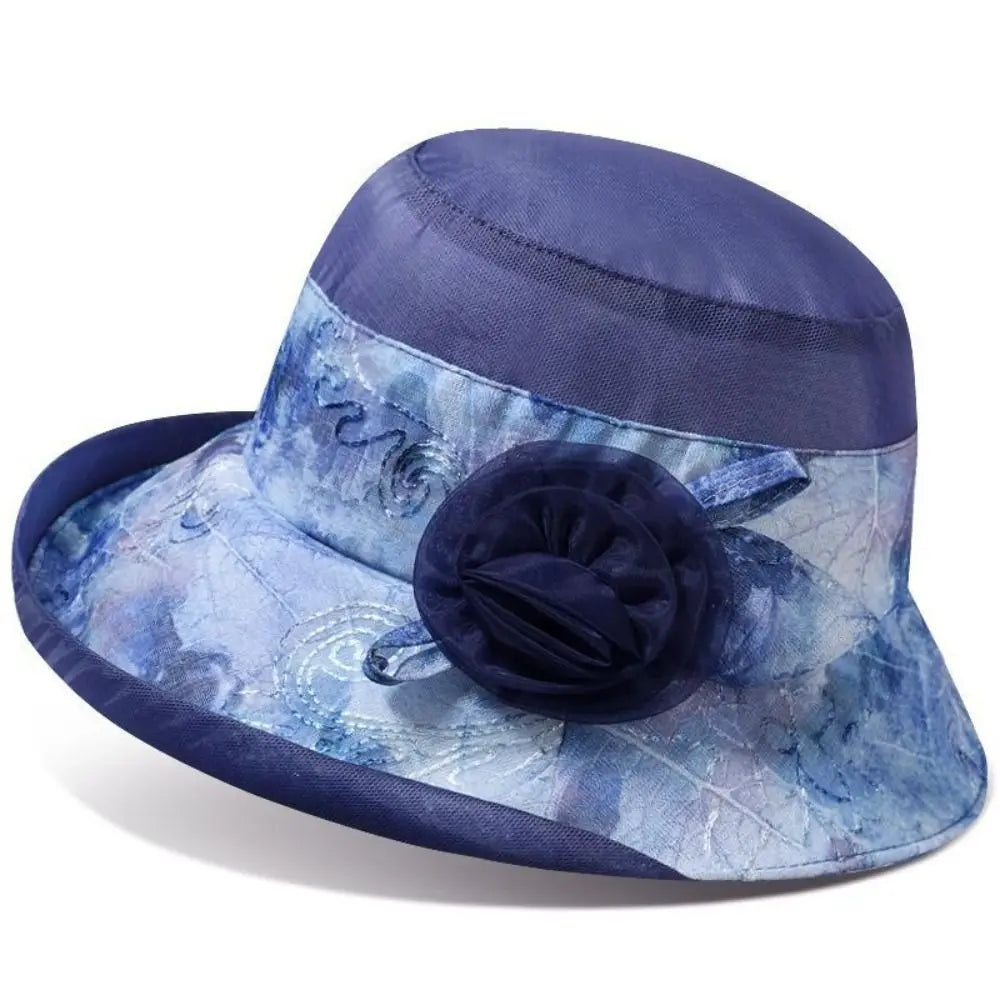 Trendy Bow Design Women's Sun Hat Wide Brim UV Protection Bucket Hat Breathable Lightweight Fisherman's Hat Summer Outdoor Zpaxo