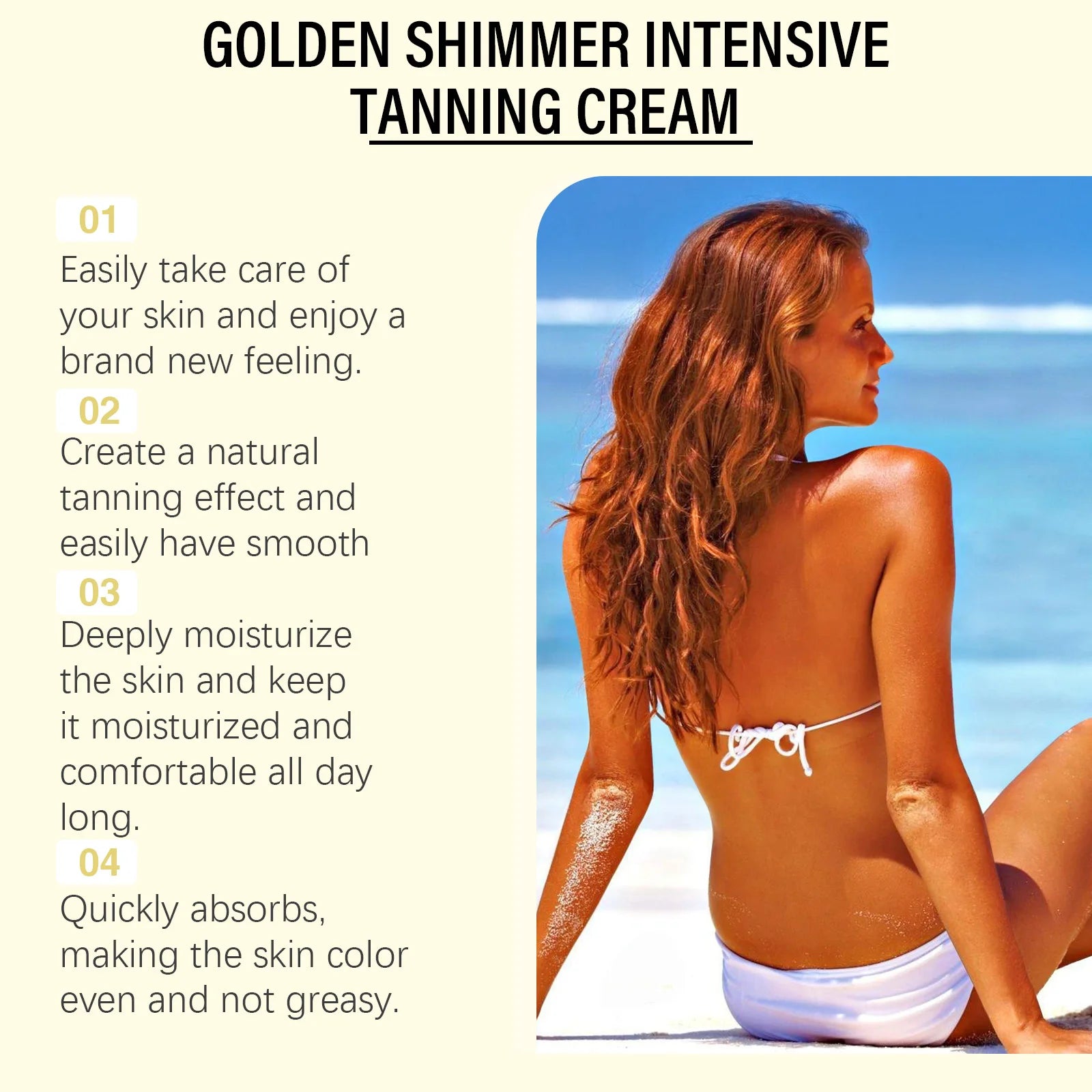 OceAura Tanning Accelerator Gel – Natural Bronze Glow, 114g Self Tanner Gel Zpaxo