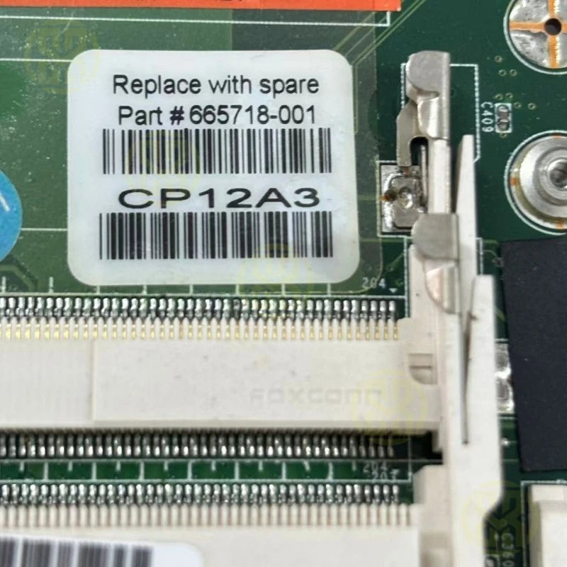 665718-001 HP Probook 6565B Laptop Motherboard DDR3 AMDHD6480G
