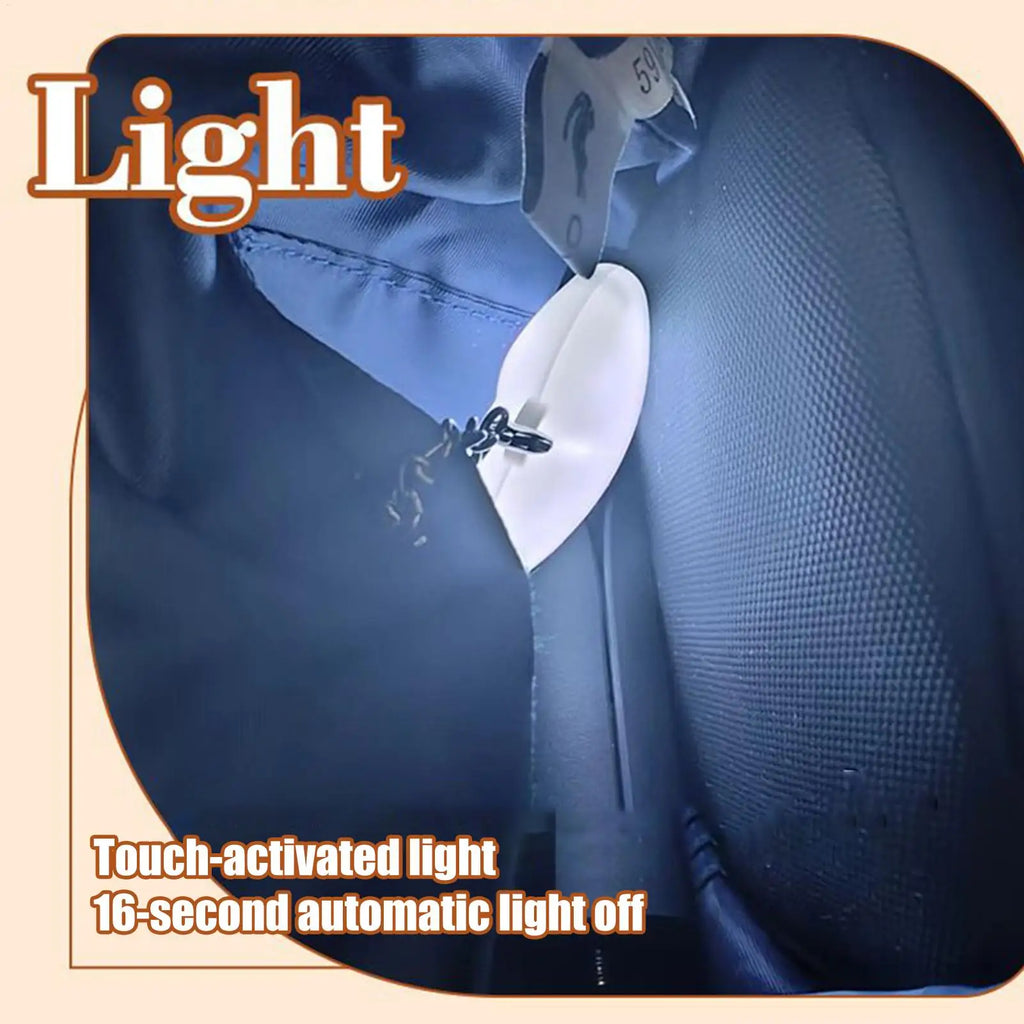 Rechargeable LED Purse Light Wallet Lamp Heart Shape Touch Sensor
