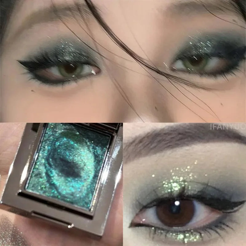 Diamond Monochrome Highlighter Eyeshadow Palette Chameleon Metallic