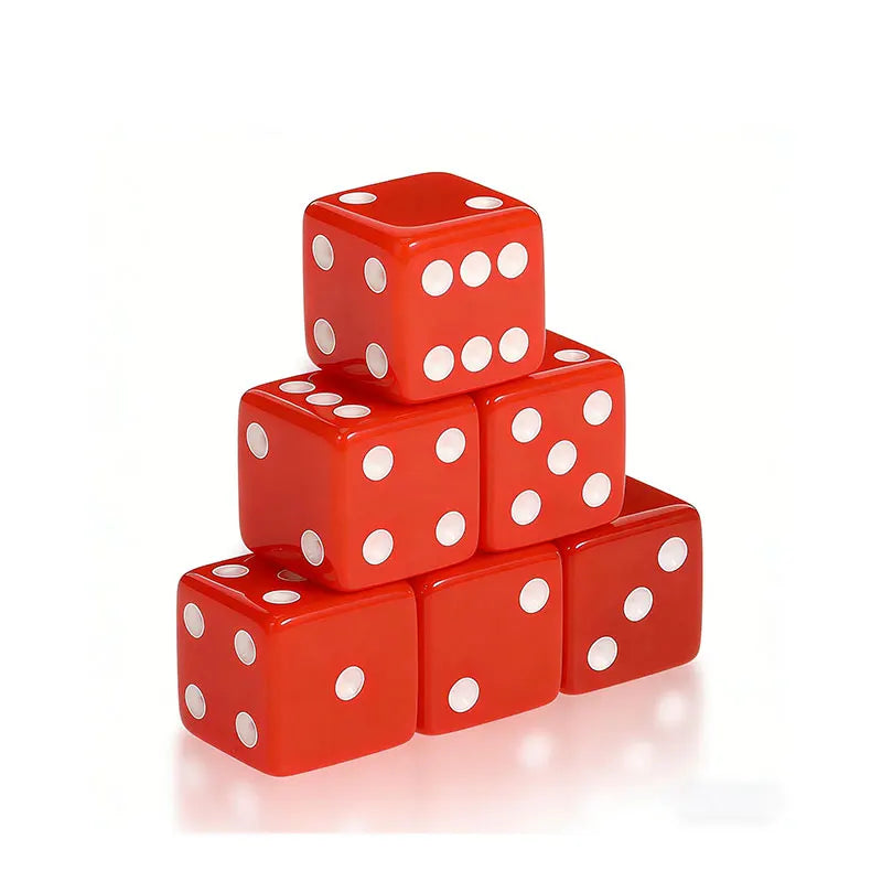 Casino Craps Dice Sets Acrylic Large D6 Opaque Bulk Board Games
