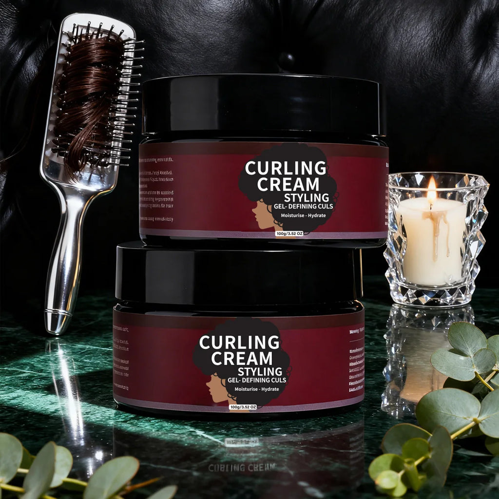Moisturizing Styling Cream for Curly Hair - a Styling Cream for Creating Natural Curls and Achieving Lic Zpaxo