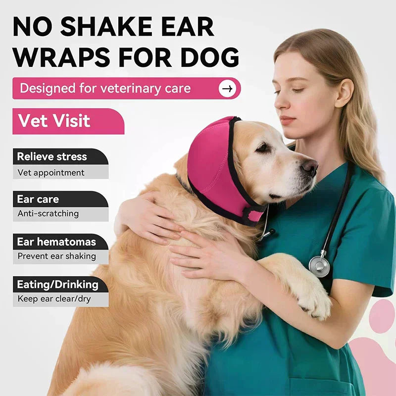 2026 Dog Ear Muffs Thickened Noise Bath Waterproof Protection Elastic Zpaxo