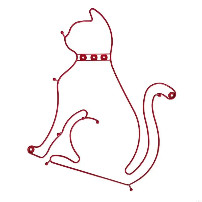 Wall Hook Adorable Cats Cartoon Theme Minimalist Retro Decors Kids