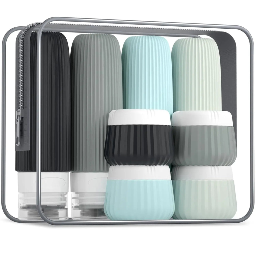 Mrsdry Travel Bottles TSA Approved Toiletries Leak Proof Silicone