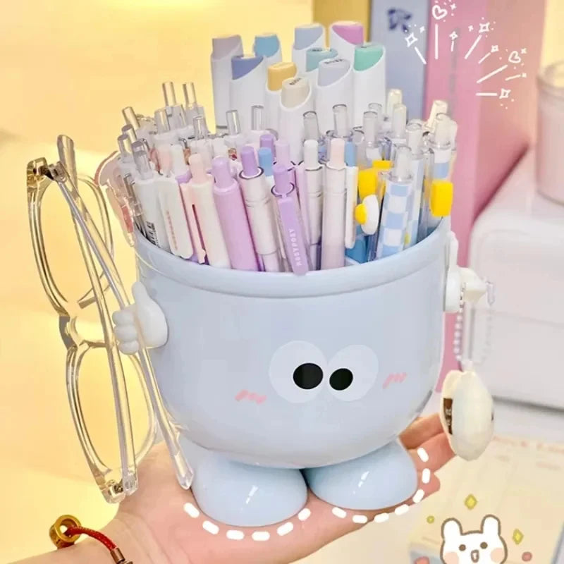 Creative Pen Holder Cute Stationery Storage Box Large Capacity