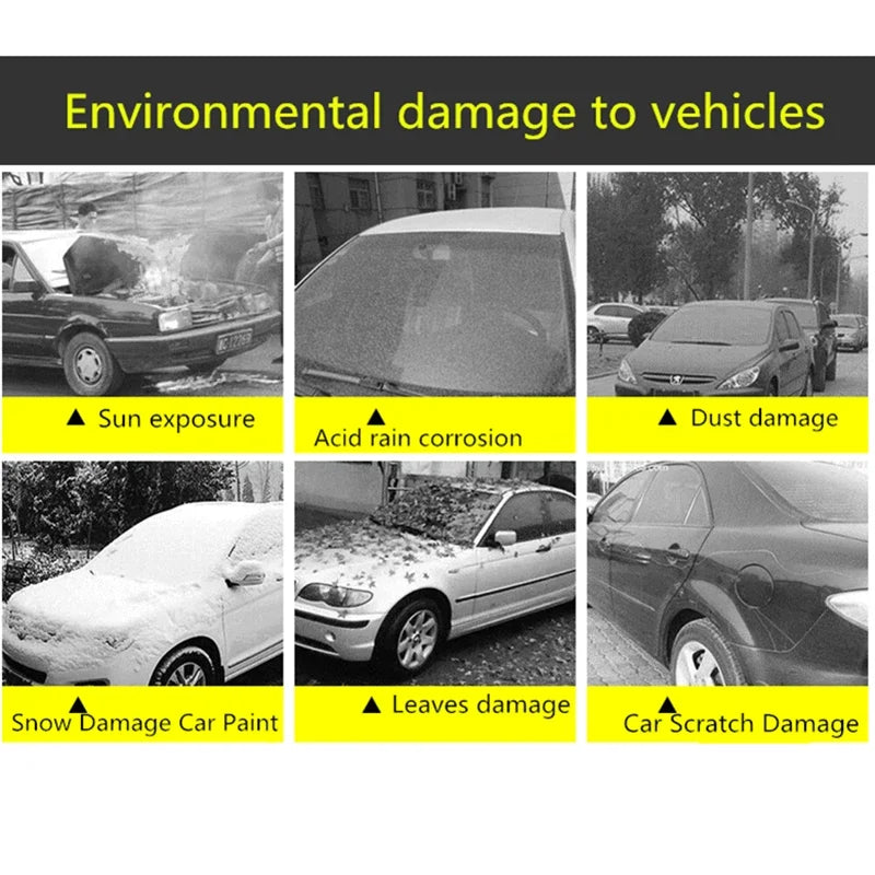 Car Protection Full Exterior All Vehicle Types Snow Cover Sunshade Zpaxo