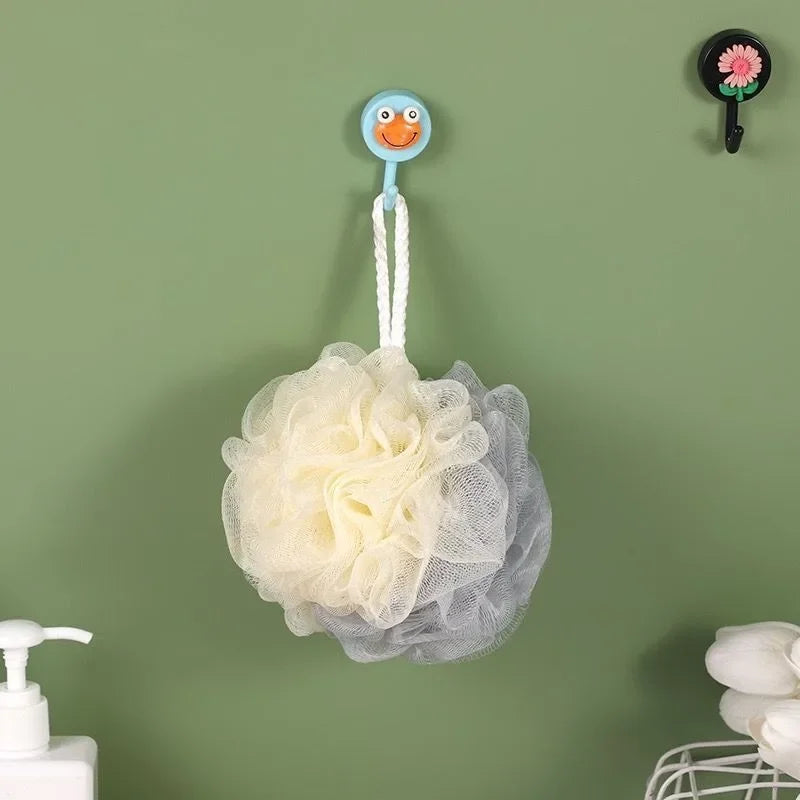 3-Pack Exfoliating Bath Net Set – Foam Ball, Scrub & Back Brush