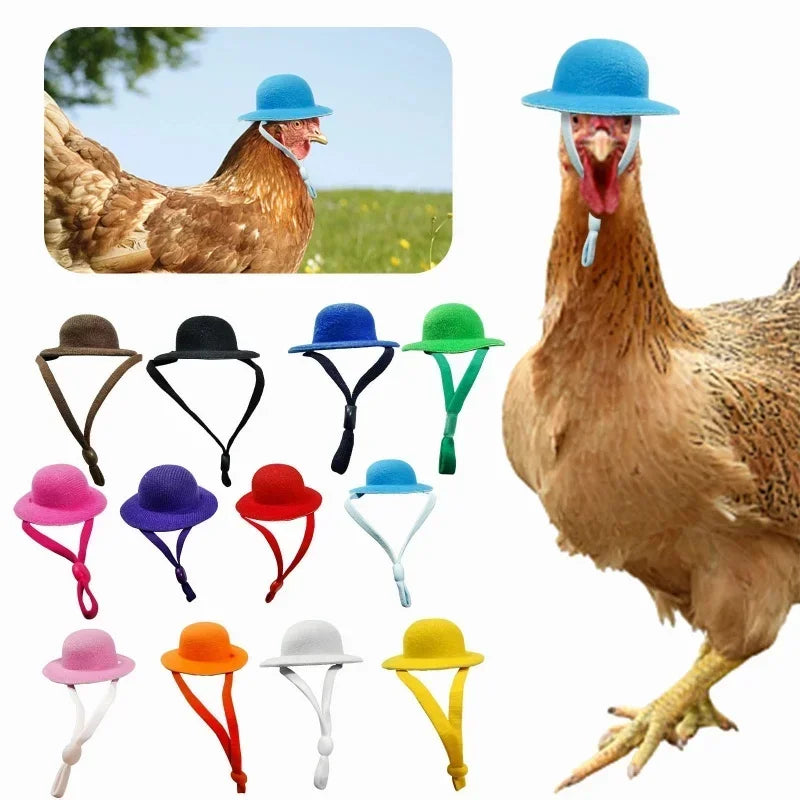Funny Chicken Hat Elegant Show Costume Accessory Chickens Roosters