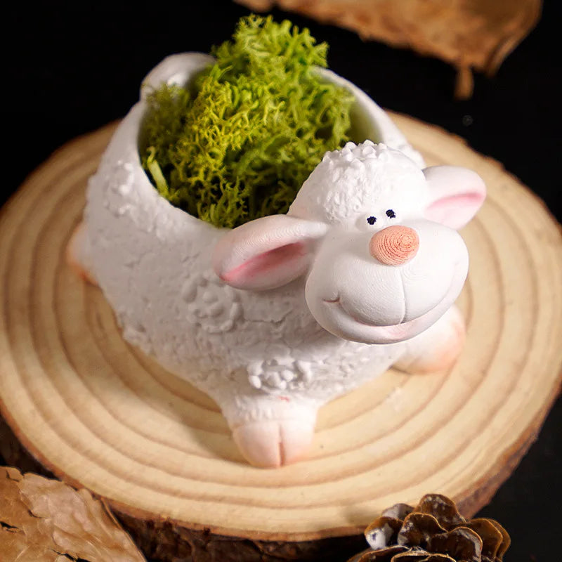 Lamb Cartoon Silicone Candle & Plaster Mold – DIY Craft