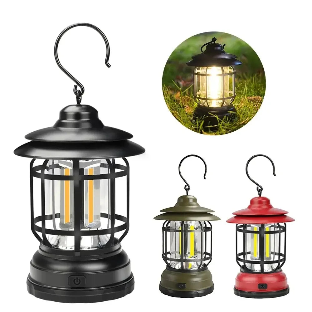 ESMARTER COB LED Camping Lantern – 2 Modes, Waterproof
