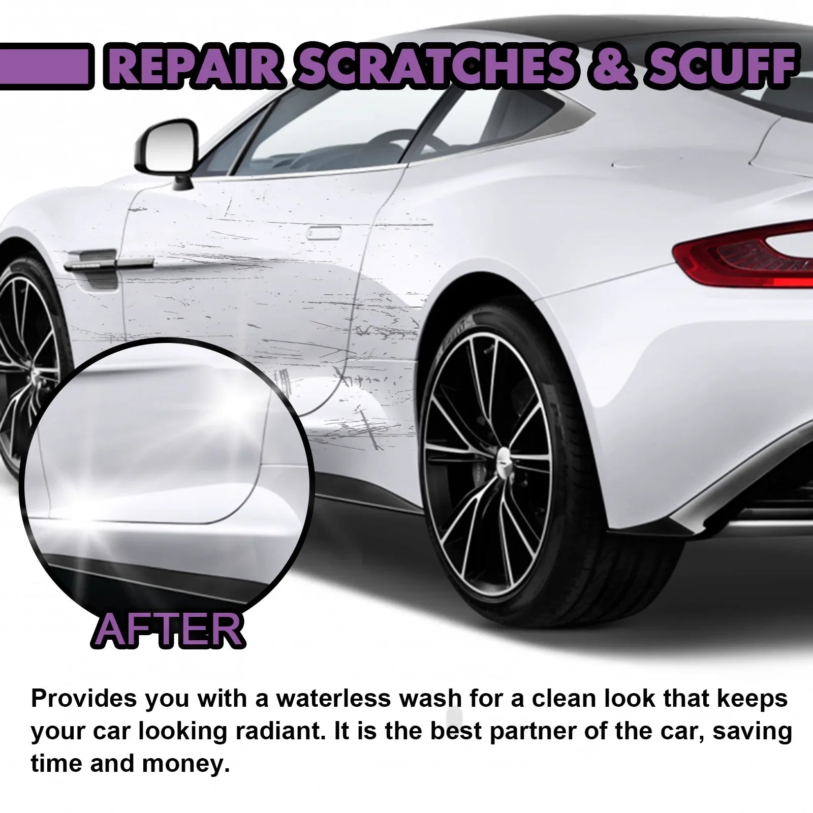 3-in-1 Nano Ceramic Coating Spray – Car Polish & Wax