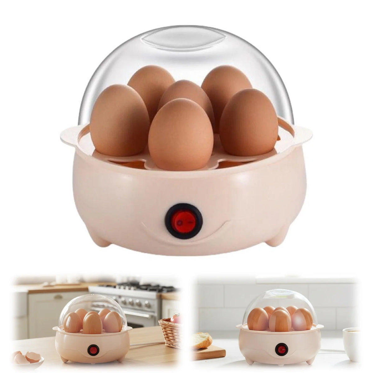 160W 220V Anti-dry-burning Egg Steamer Automatic Power-off Zpaxo