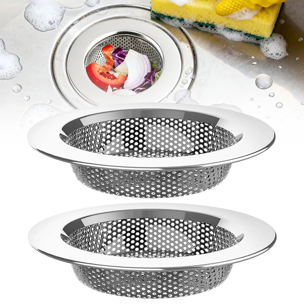 Stainless Steel Sink Strainer – Rust-Proof Drain Basket 1/3/5 Pack