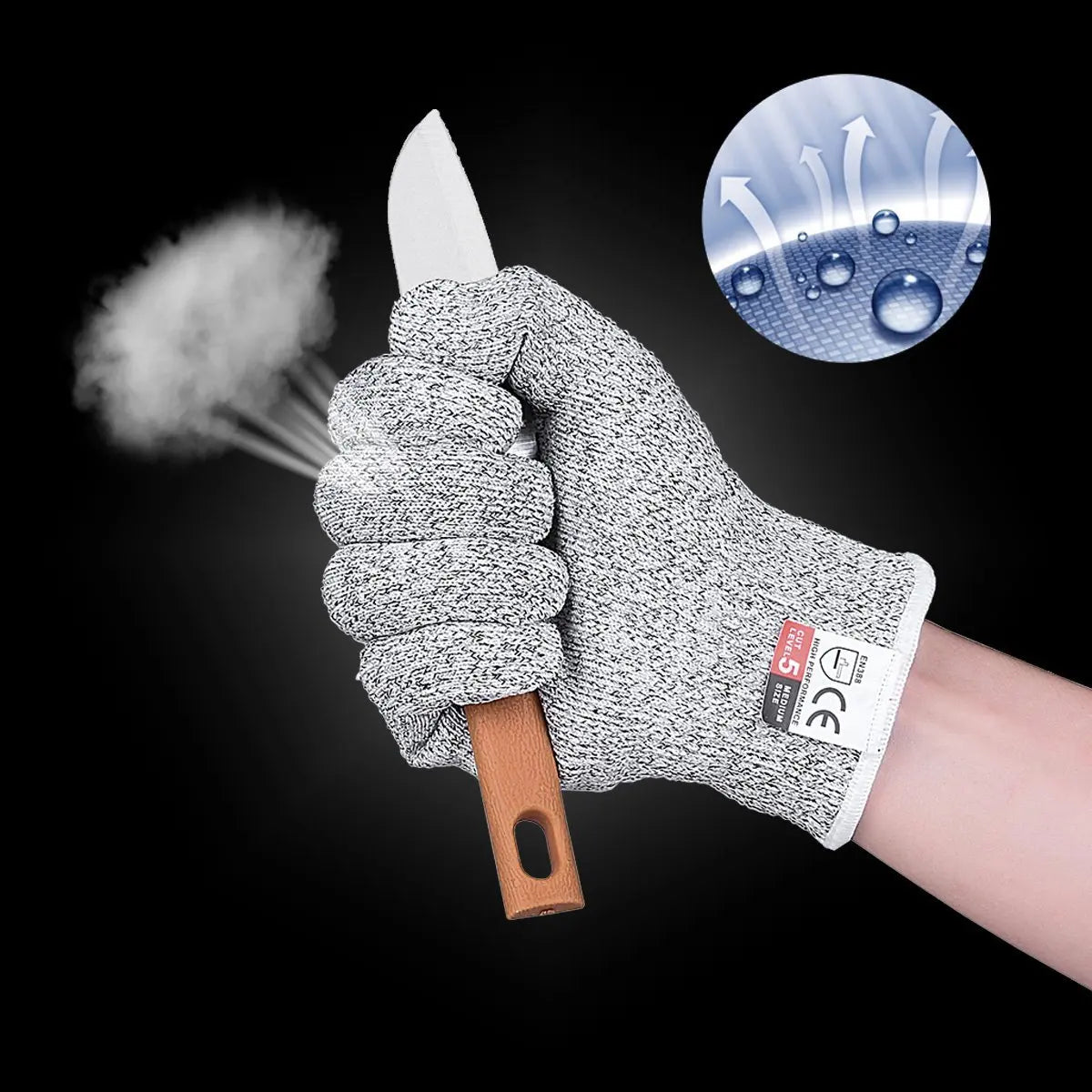 Level 5 Cut Resistant Gloves Food Grade Kitchen Cooking Women Men Zpaxo