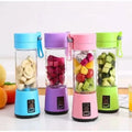 Mini 380ML Hand Fruit Blender Portable USB Rechargeable Juicer Cup for Shakes Smoothies Traveling Fruit Juicing Cup Zpaxo Random color A