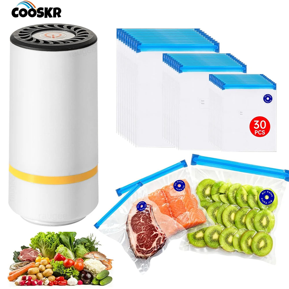 Mini Electric Air Pump Food Automatic Vacuum Sealer Machine