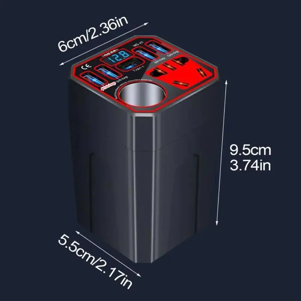 12V24V Car Power Inverter Universal Multifunctional Type-c 3 1A Zpaxo