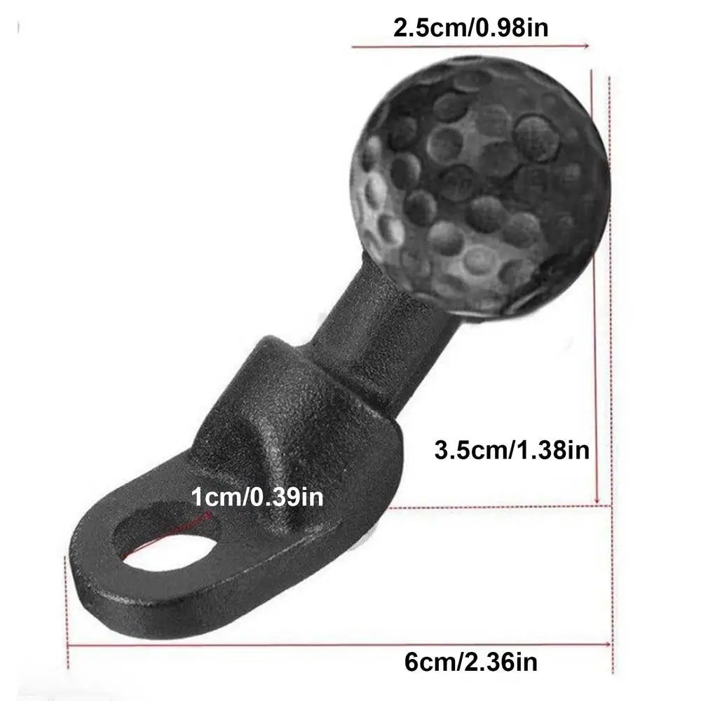 Angled Head Adapter Ball Base Angled Shock Absorbing Sturdy Alloy Ball Base Motorcycle Phone Holder Cycling Accessories for Bike Zpaxo A
