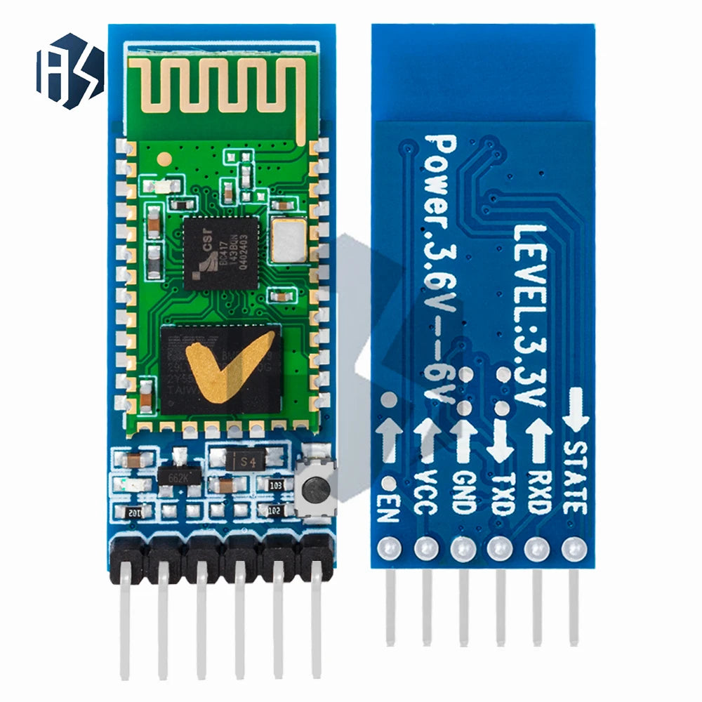 HC-05 HC-06 Bluetooth 2 0+EDR Serial Module 6-Pin 4-Pin Anti-reverse Zpaxo
