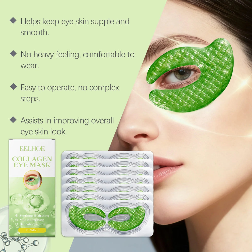 EELHOE Collagen Eye Mask Patches – Dark Circles & Firming Eye Mask Patches Zpaxo
