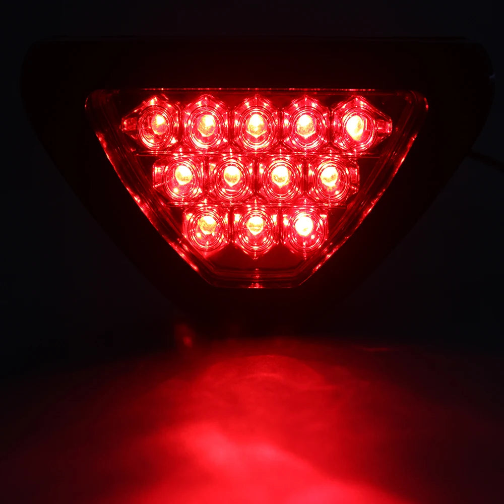 Warning Light Triangle LED Flash Bulbs Tail Red Fog Lamp Car Brake