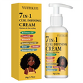 YUITIKUE 7-in-1 Curl Defining Cream – Bouncy Hydrated Curls Curl Defining Cream Zpaxo 1pc
