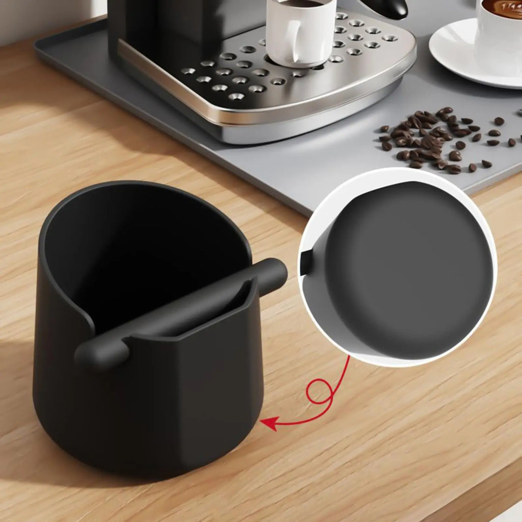 Coffee Knock Box Shock Absorbent Puck Container Bin Espresso Machine