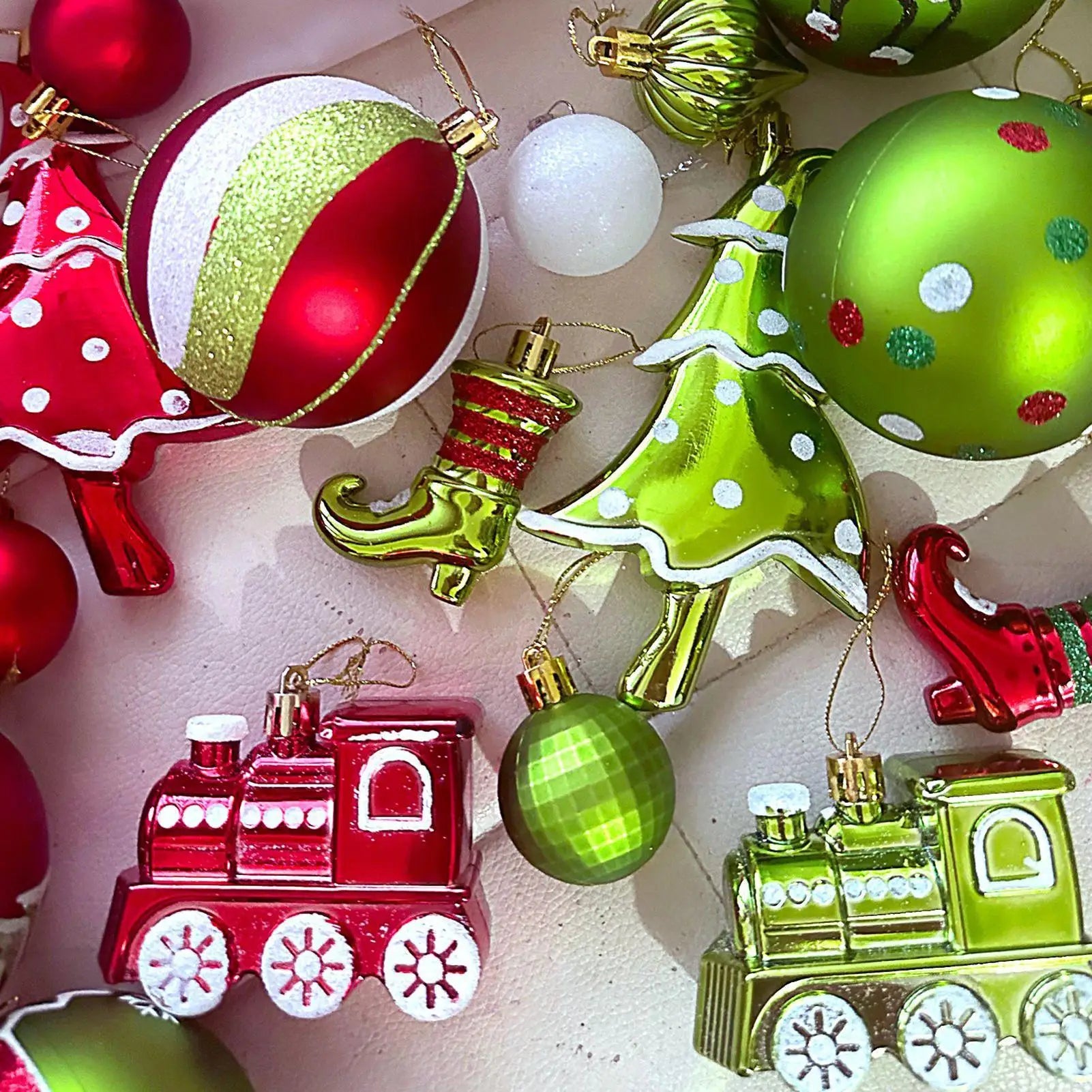 Christmas Ball Ornaments Shatterproof Decorative Bulbs Wedding Party