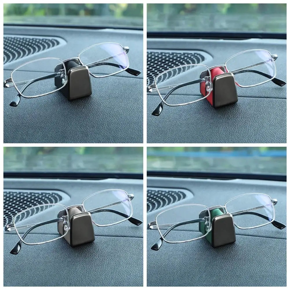 Zinc Alloy&leather Car Glasses Holder Universal Portable In-car Zpaxo