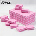 10-100psc Mini Buffing Sanding Files Block Pedicure Care Nail Art Buffer Polish Manicure Pedicure Nail File Tools Nail Charm new Zpaxo 30Pcs-Pink