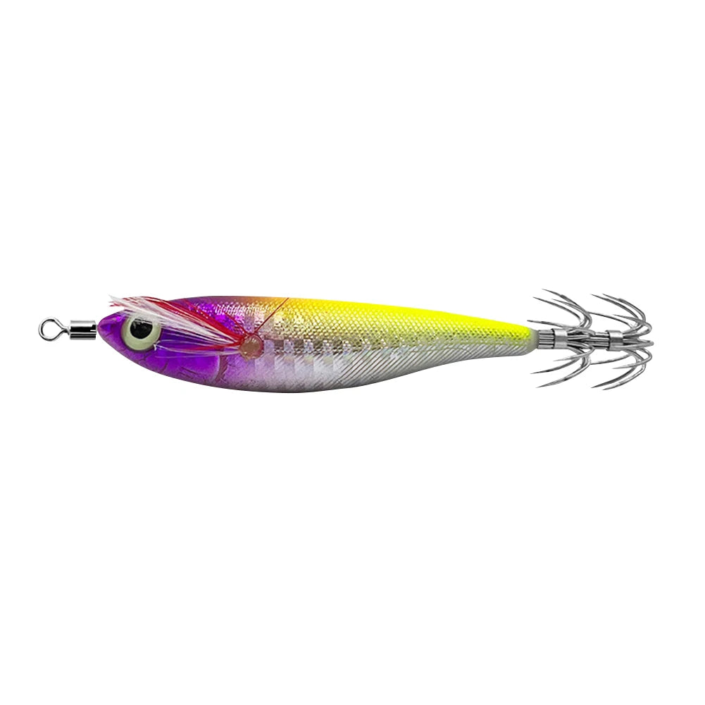 Luminous Fishing Bait Horizontal Bionic Shrimp Baits Wood Cuttlefish