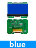 12864 LCD Module 12864-06D COG Dot Matrix Screen Chinese Font SPI Zpaxo blue