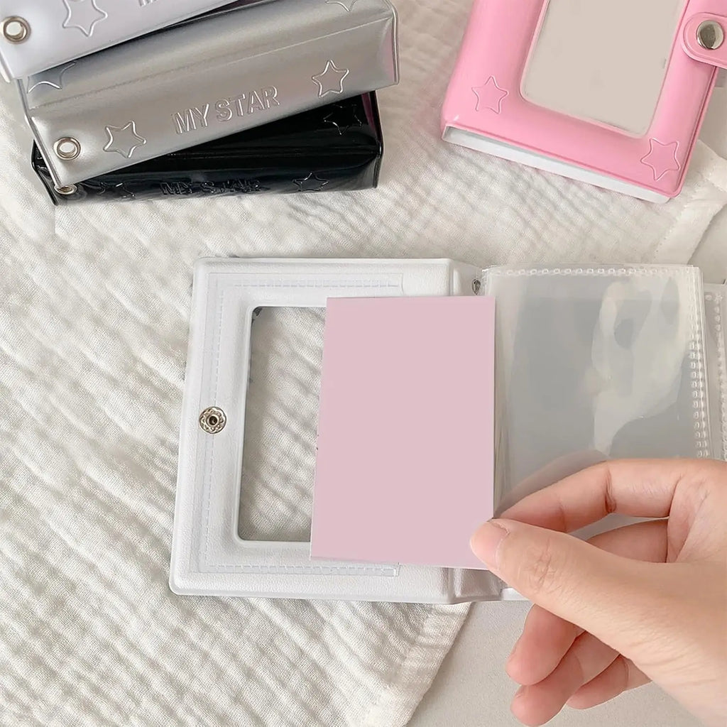 Mini Photo Album 2x3" – 20 Pages Kpop Card & Travel Book