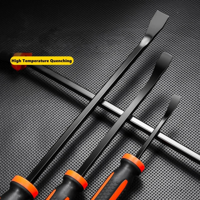 Heavy-Duty Chrome-Vanadium Pry Bar – 8 & 12 Inch Crowbar Pry Bar Crowbar Zpaxo
