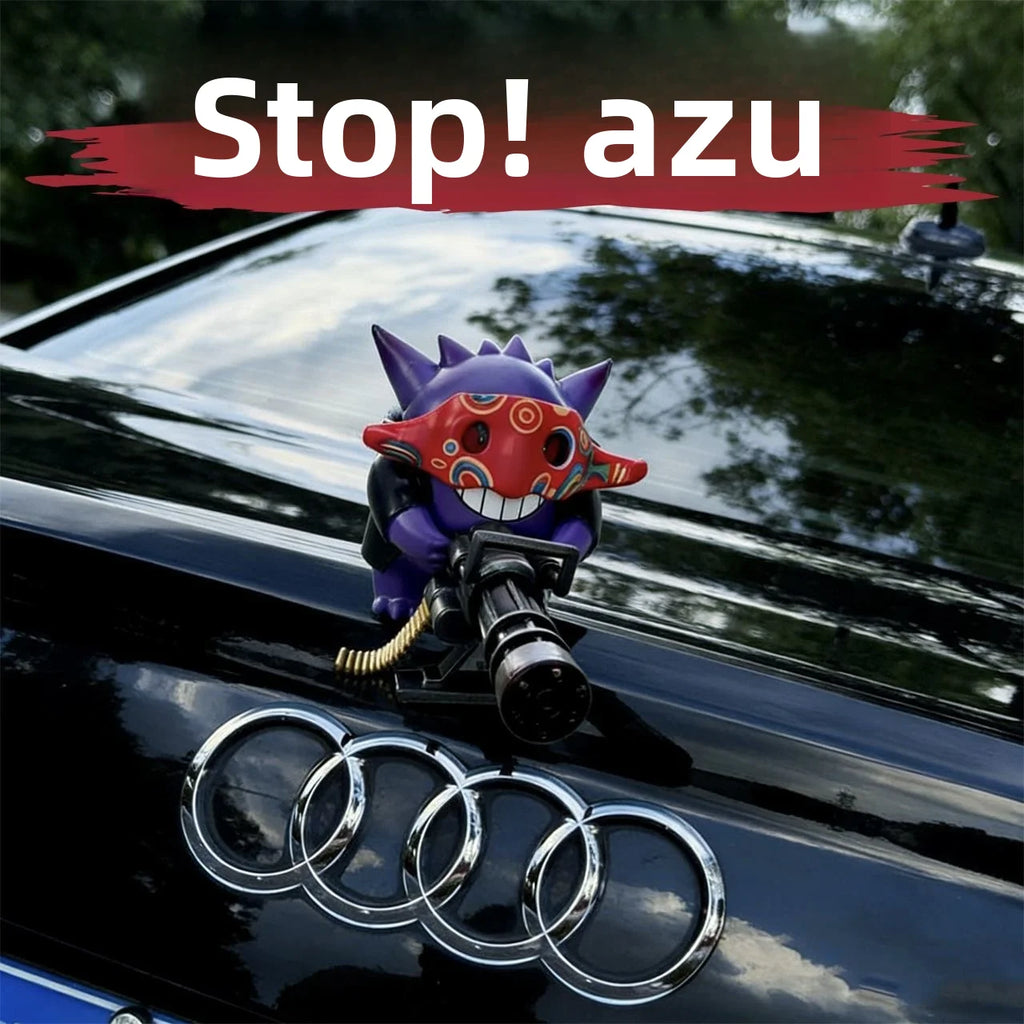 Azu Gatling Gun Figurine – Car Console & Desk Decor