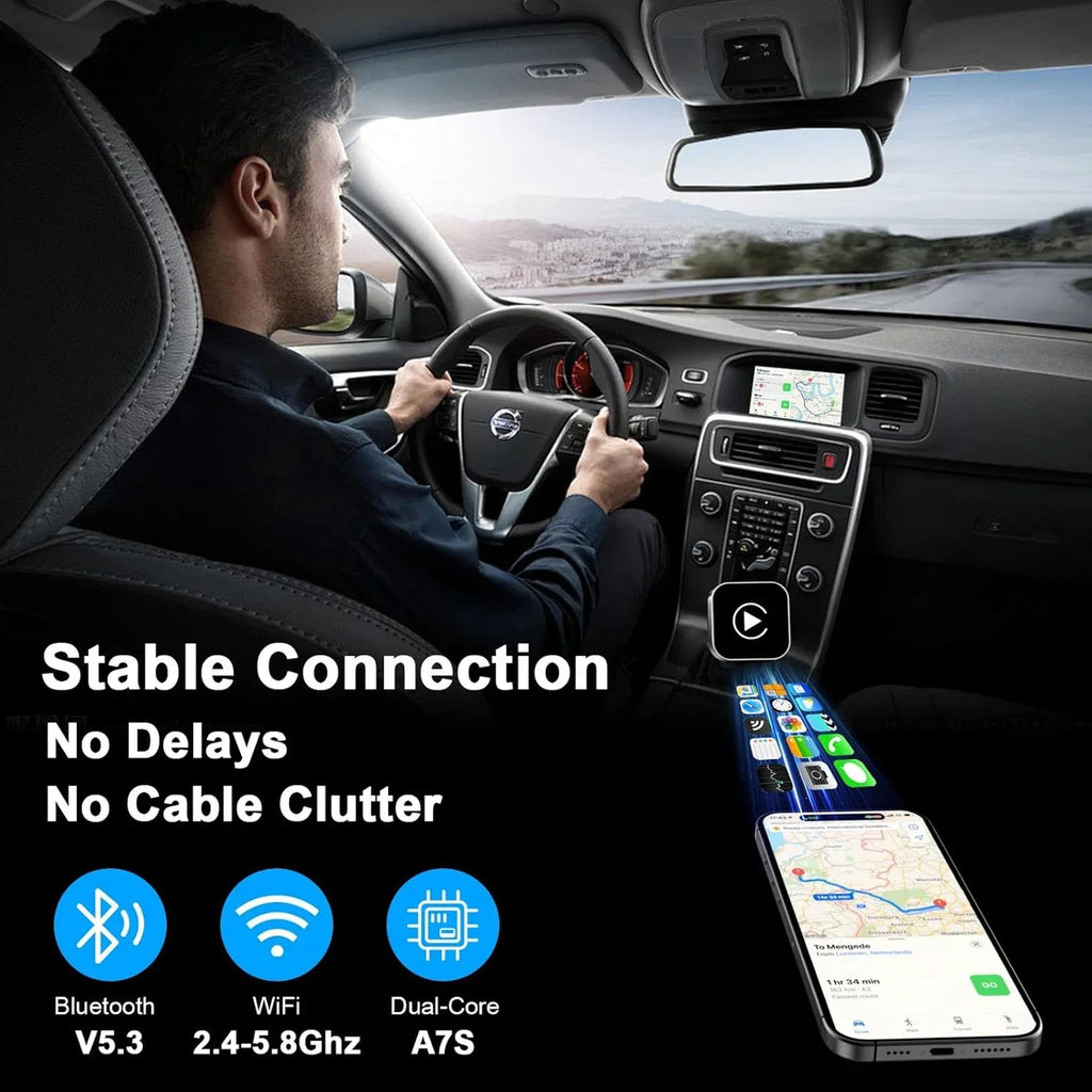 2026 Wireless Carplay Adapter Mini Factory Car Display Stronger Zpaxo