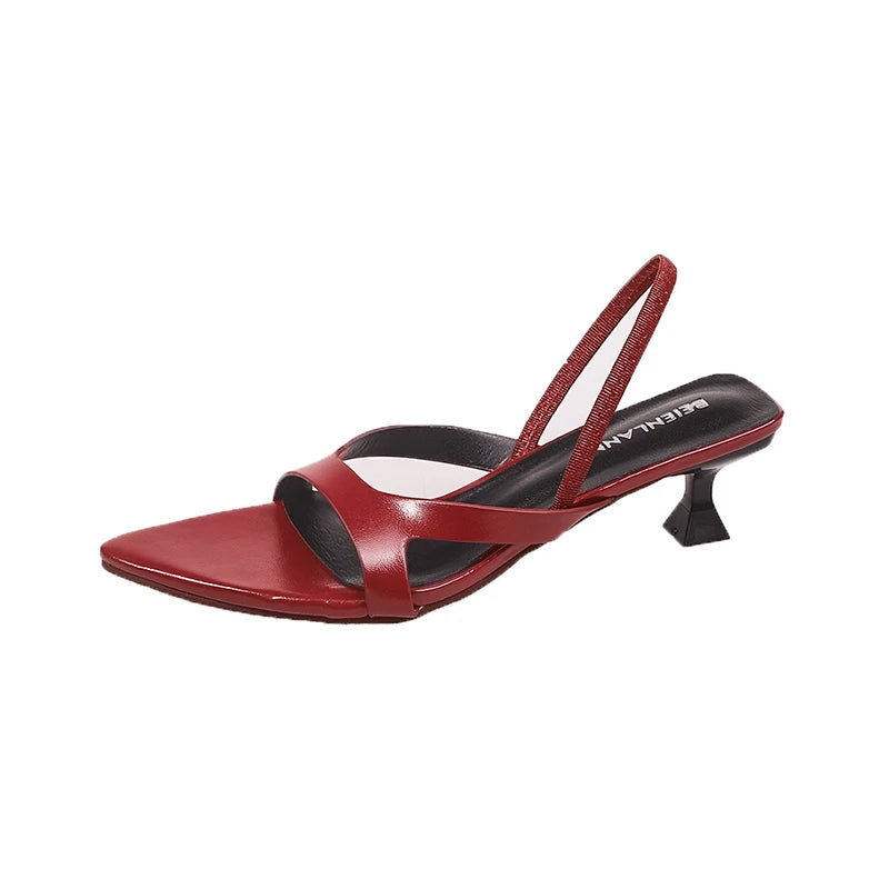 Women's Sexy Open-toed Pointed Sandals 2025 Summer Fashion Shoes