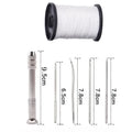 Tools Tool Sewing Machine Awl Set Repair Leather DIY Shoe Punching for Needle Multifunction Material Craft Kit Arts. Crafts Home Zpaxo 6 pcs White line