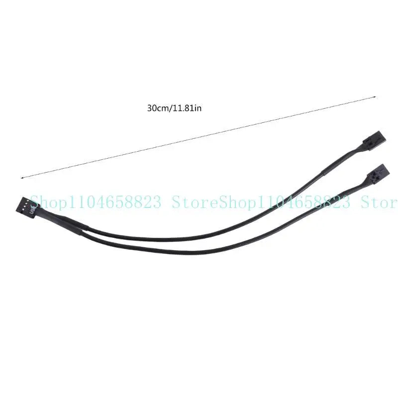 652F Motherboard 1 to 2/4 9-Pin USB HUB USB 2.0 9pin Connector Adapter Port Multilier Zpaxo