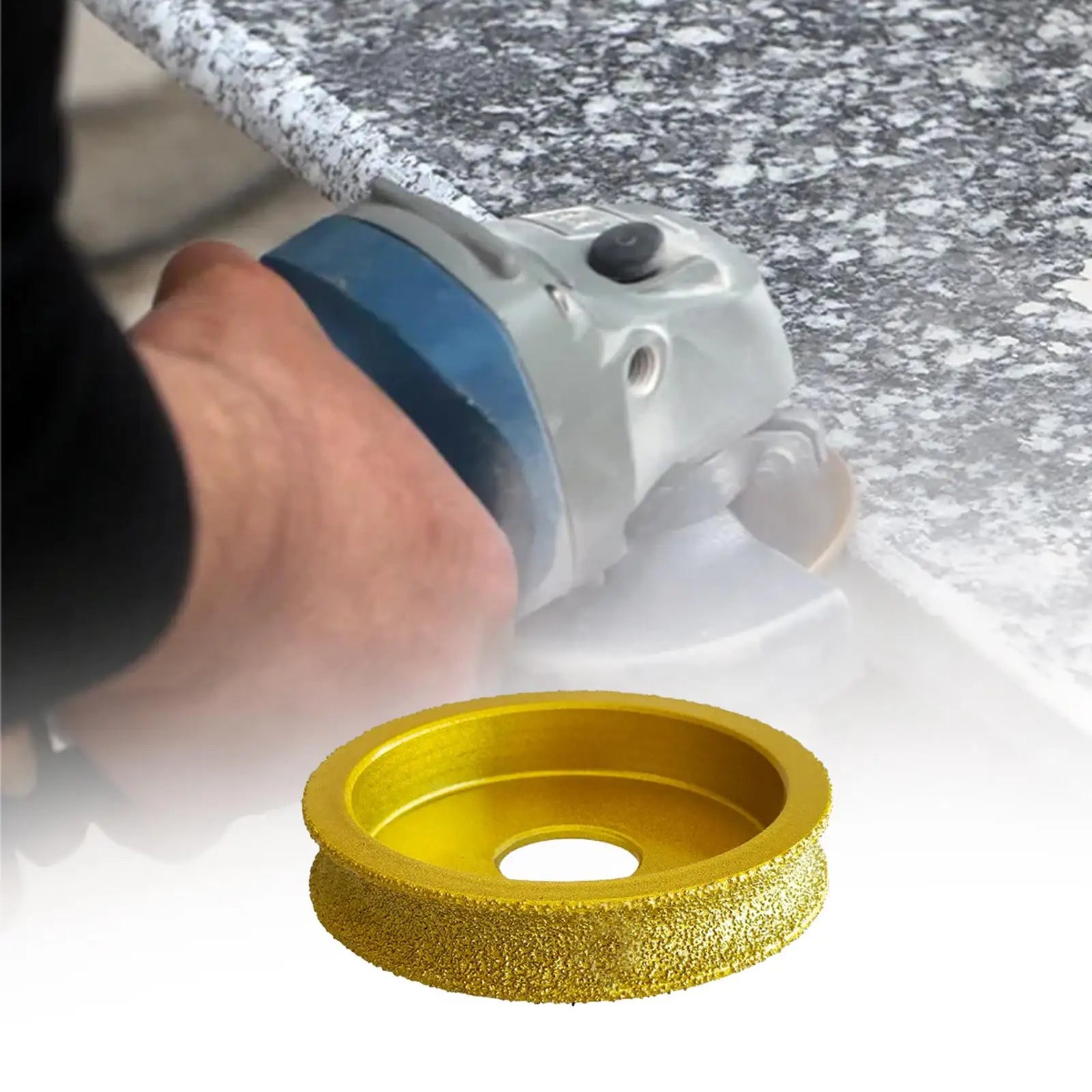 Grinding Wheel Heavy Duty Easily Install Edge Profile Sanding Disc for Angle Grinders Tile Select Thickness Ceramic Glass Zpaxo 10mm