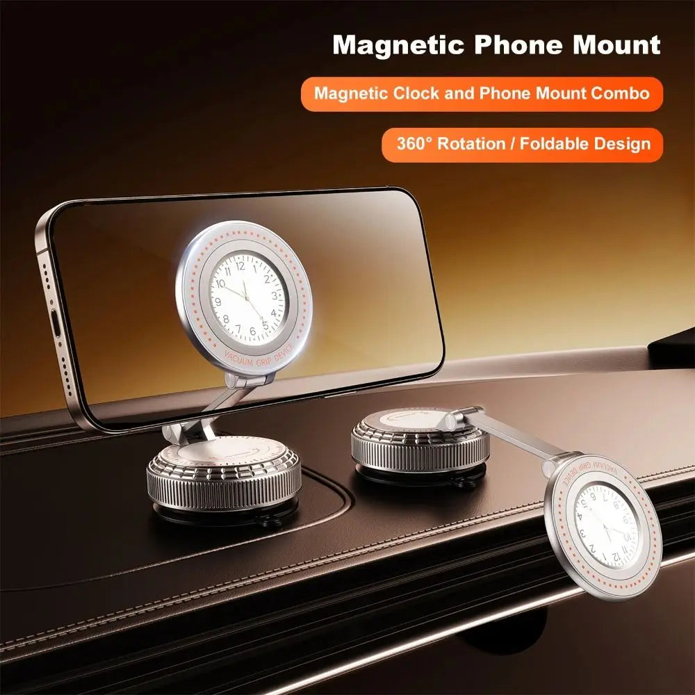 Strong Magnetic Adsorption Foldable Car Phone Holder Stable Phone Fixing Foldable Structure Magnetic Car Phone Holder Zpaxo