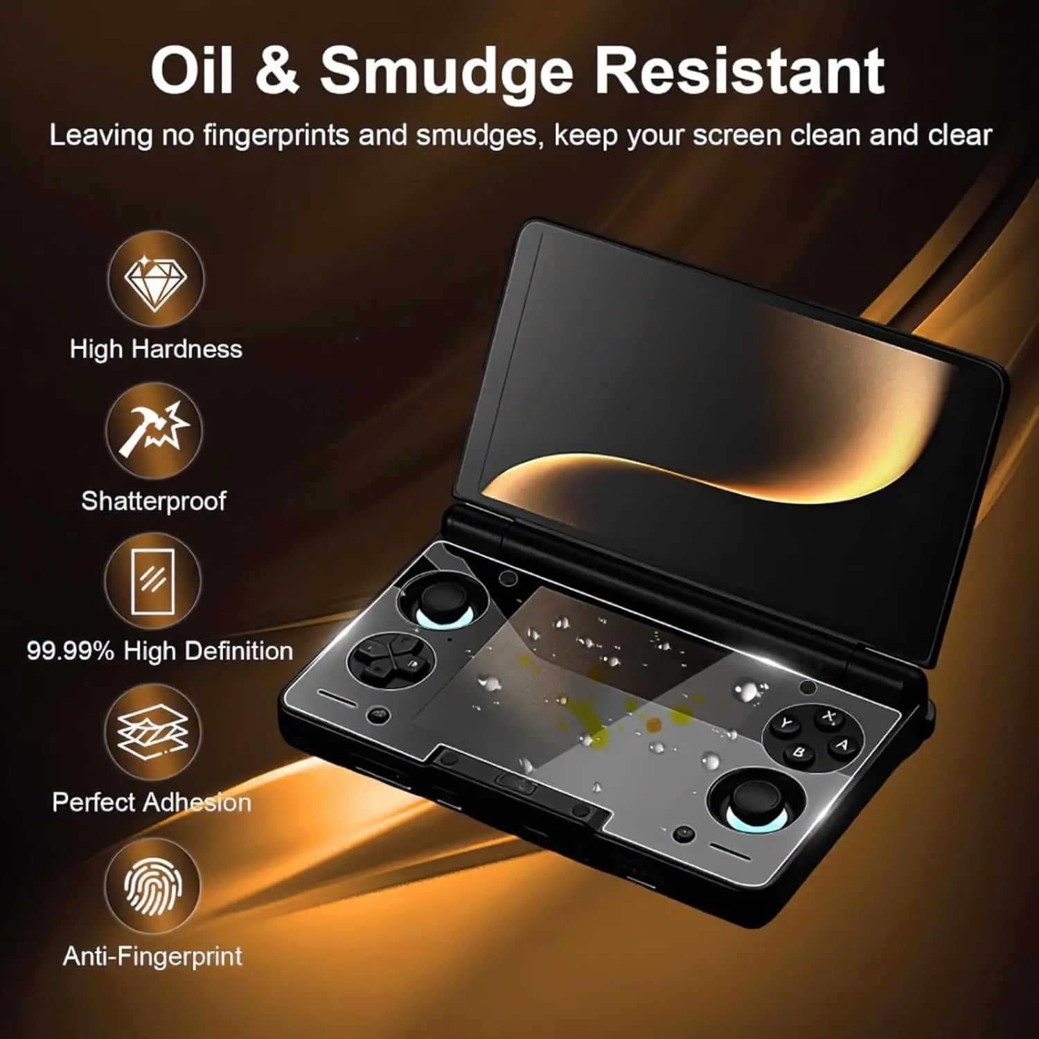 For AYN THOR Anti-Fall Case TPU Case Handheld Console Transparent Protective Cover Screen Protector Set Shell Grip Storage Zpaxo