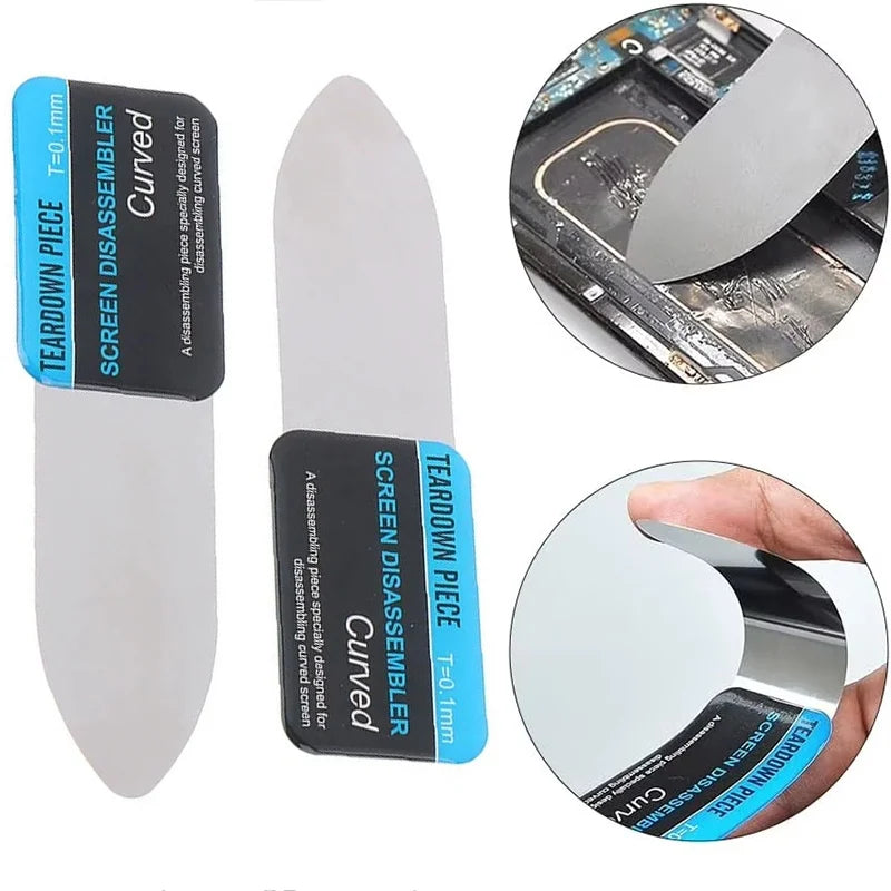 1- Stainless Steel Blade Soft Thin Pry Spudger Mobile Phone Tablet