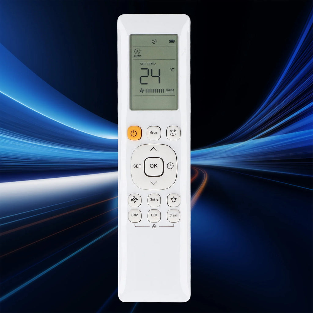 Remote Control for Air Conditioner Comfortable Grip Convenient Switch Easy to Use Replacement Remote Control for Air Conditioner Zpaxo