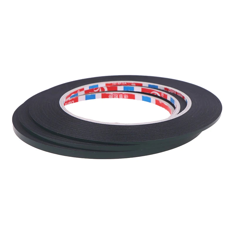 2Pcs 2/3/4mm 10meters Double Sided Sticky Foam Tape Adhesive LCD Screen Frameless For TV Borderless Curved Display Sealing Fix Zpaxo