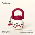 Hot 800ML Cute Cherry Water Bottle with Straw, Portable Large Capacity Home Travel Mug, Ideal Coffee Cup for On-The-Go Hydration Zpaxo red cherry 800ML
