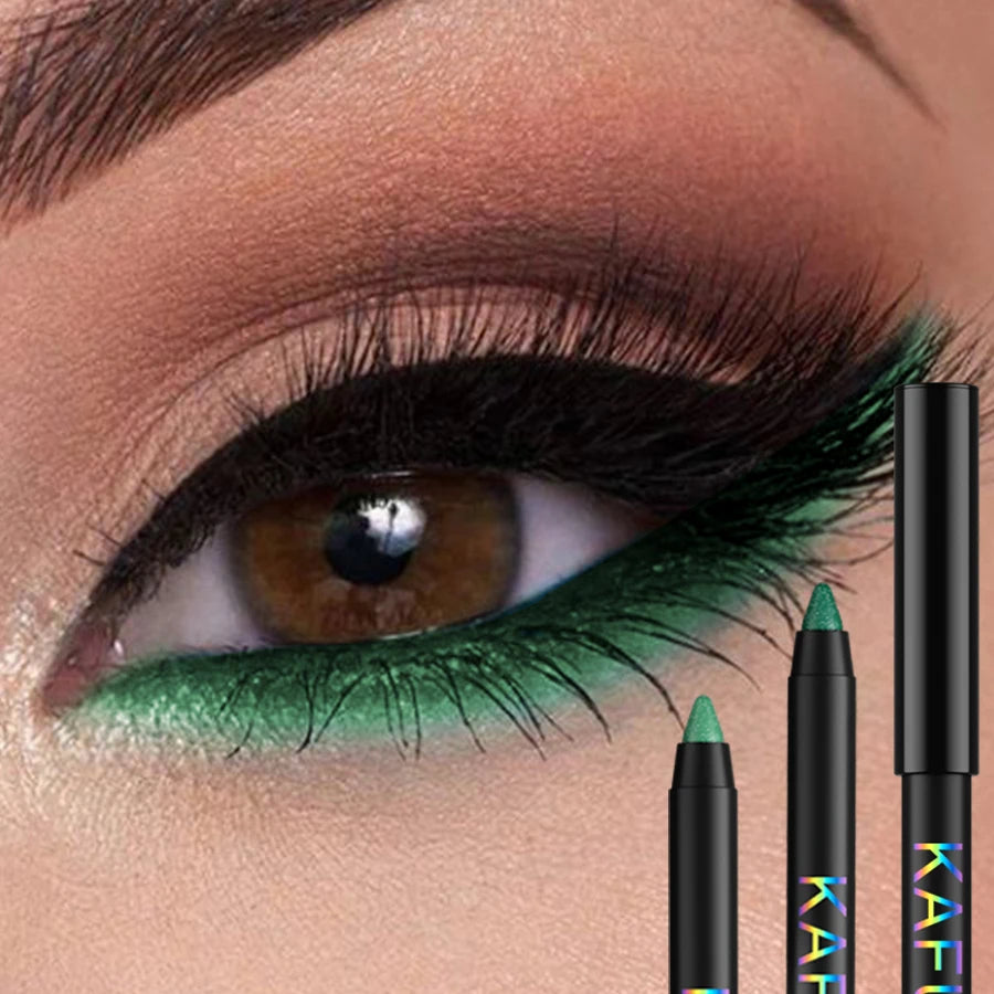 10-color Colorful Eyeliner Pen Pigmented Waterproof Pearly Shimmer