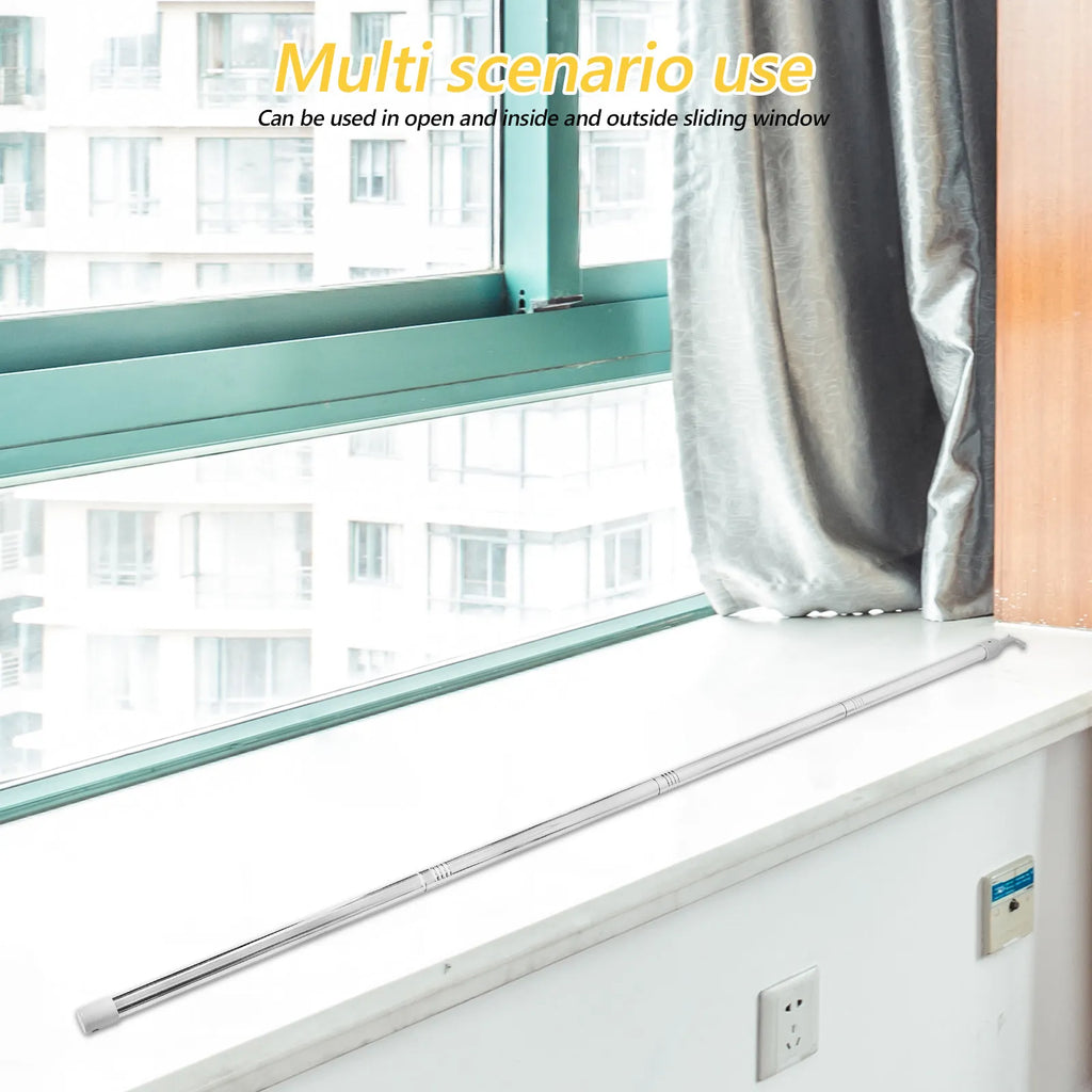 Stainless Steel Push Pull Rod Telescopic Blinds Shades Adjustable